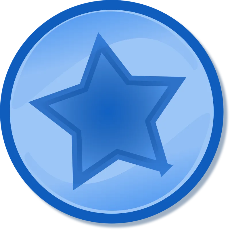 Star Blue Circle Stickdatei – Weihnachten