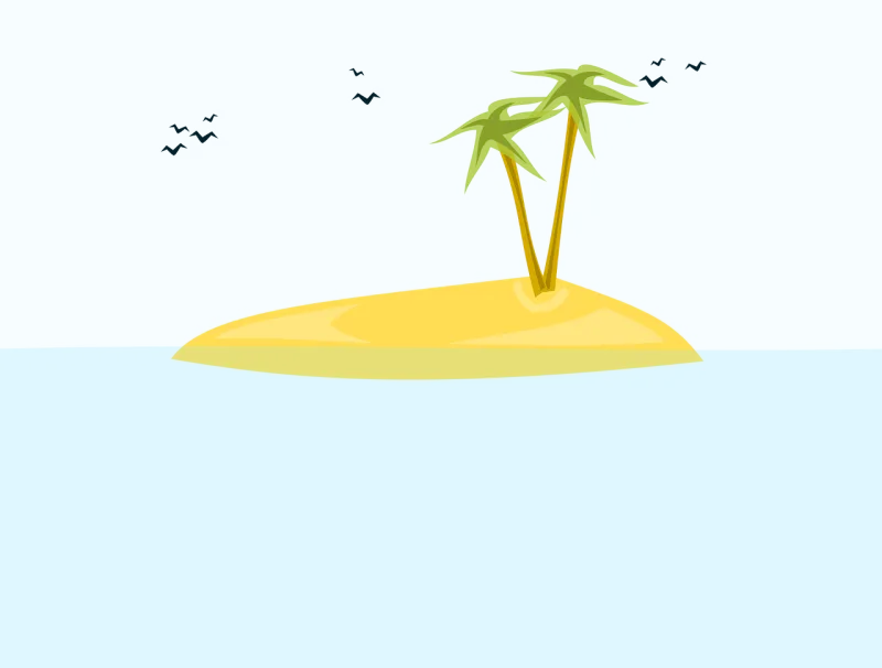 Island Tropical Beach Stickdatei – Sport