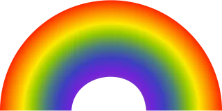 Prismatic colors Nature Rainbow Stickdatei
