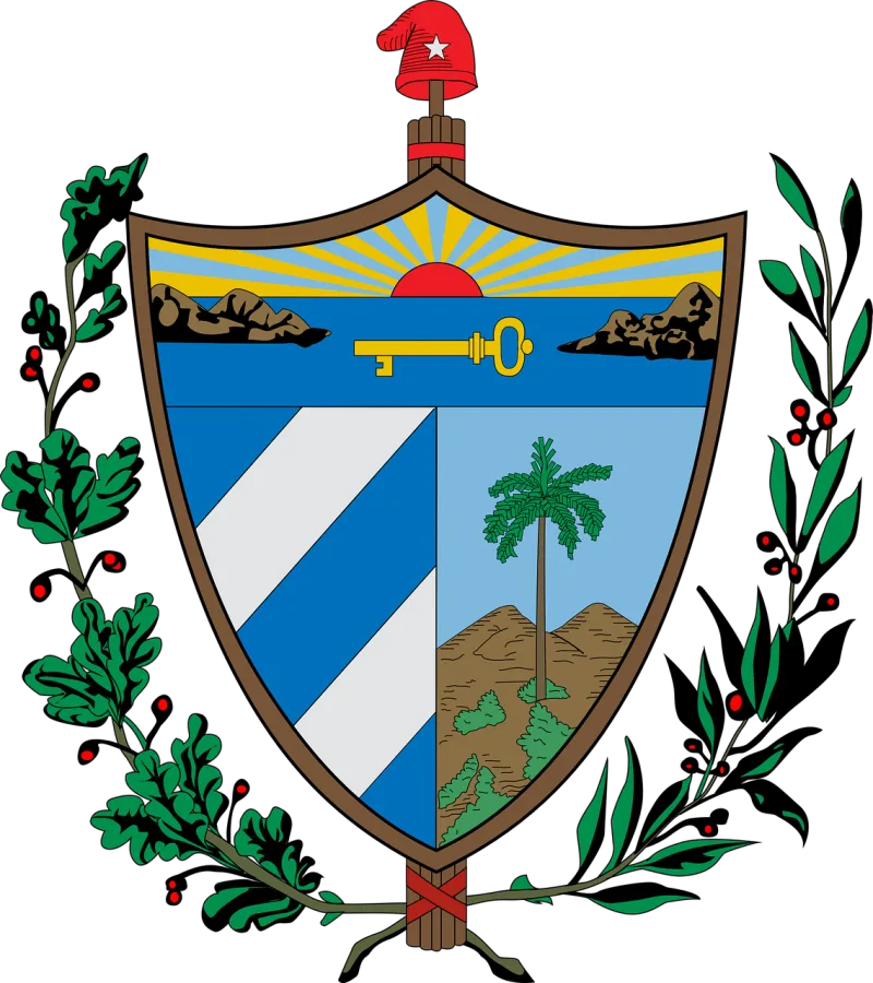 Cuba Coat of arms Emblem Stickdatei – Weihnachten
