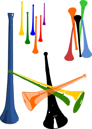 Vuvuzela Horn Lepatata mambu Stickdatei