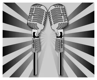 Karaoke Stereo Microphone Stickdatei – Musik