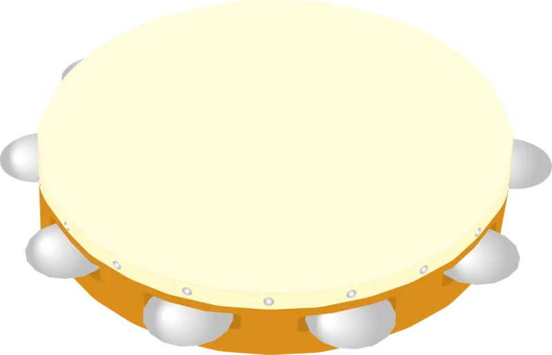 Tambourine Percussions Drum Stickdatei – Musik