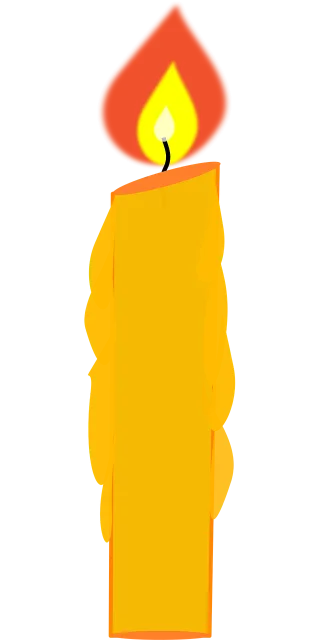 Candle Flame Fire Stickdatei