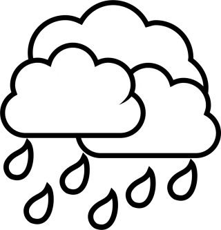 Cloud Raindrops Nature Stickdatei