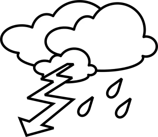 Stormy Weather Nature Stickdatei – Natur