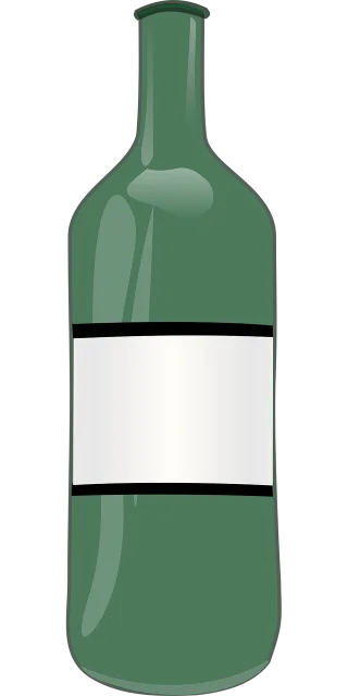 Wine Alcohol Bottle Stickdatei – Essen & Trinken