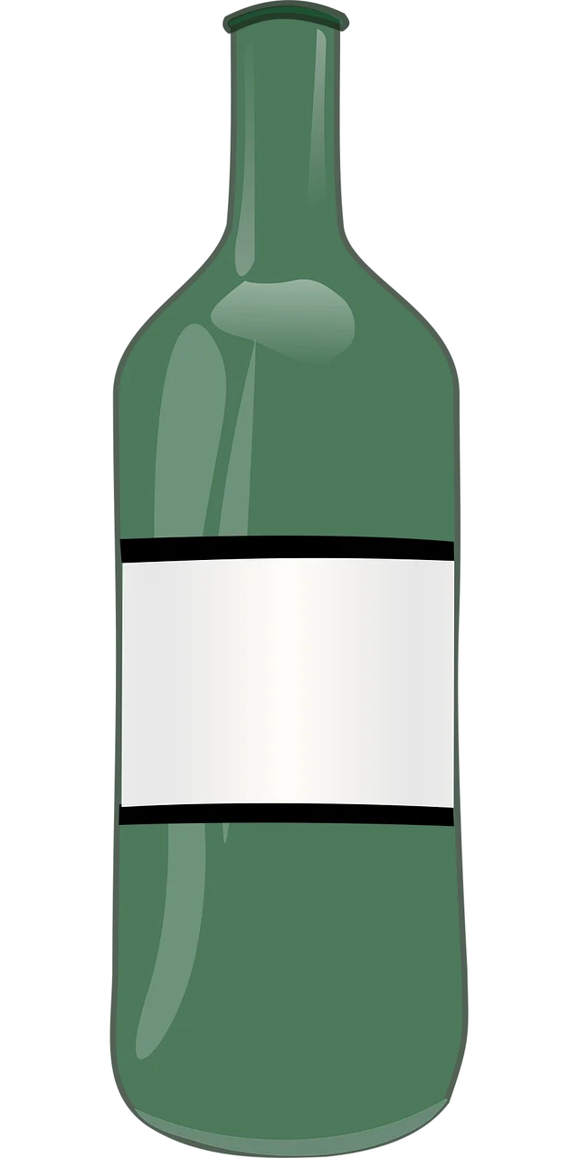 Wine Alcohol Bottle Stickdatei – Essen & Trinken