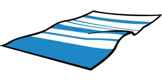 Beach towel Towel Sauna towel Stickdatei