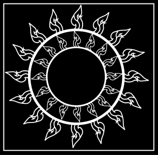 Sun Nature Star Stickdatei