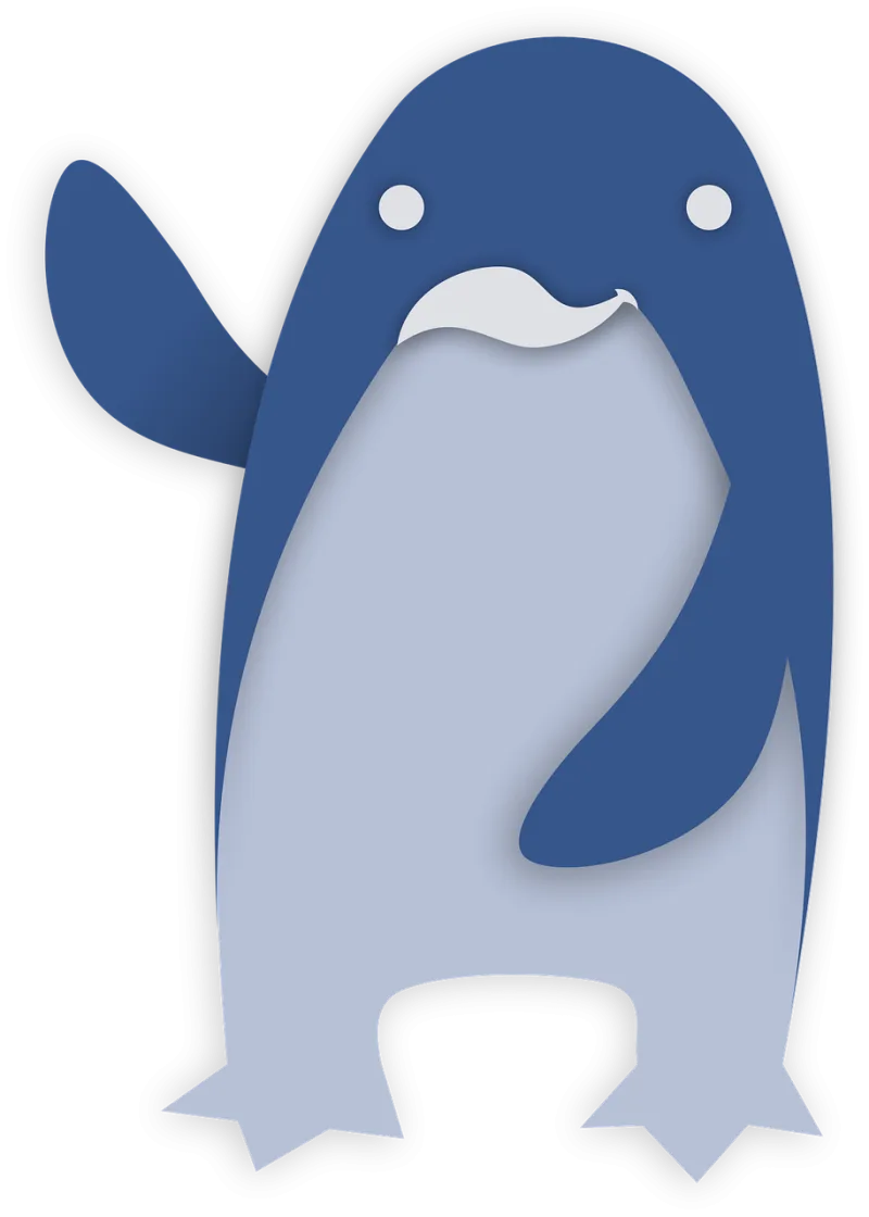 Penguin Blue Tux Stickdatei – Tiere