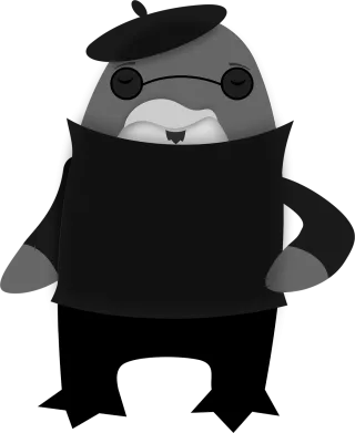 Tux Animal Nature Stickdatei
