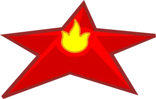 Star Fire Flame Stickdatei