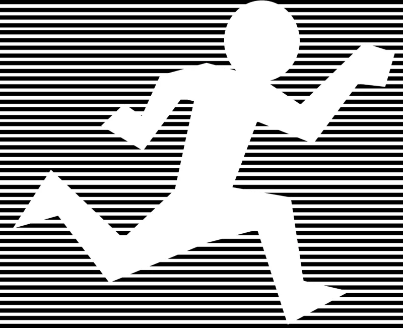 Sprinting Running Jogging Stickdatei – Sport