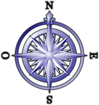 Compass Wind rose Compass rose Stickdatei – Blumen