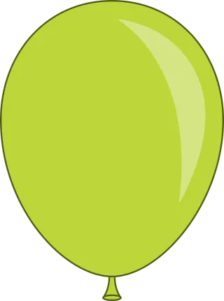 Balloon Green Circus Stickdatei