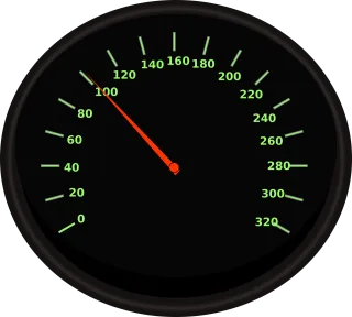 Speedometer Tachometer Automobile Stickdatei