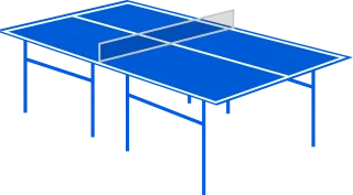 Ping-pong Table tennis Playing field Stickdatei