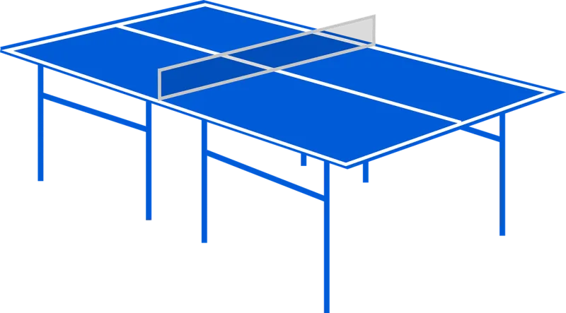 Ping-pong Table tennis Playing field Stickdatei – Sport