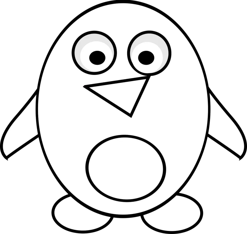 Penguin Tux Animal Stickdatei – Tiere