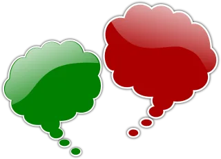 Thinking Comments Bubbles Stickdatei
