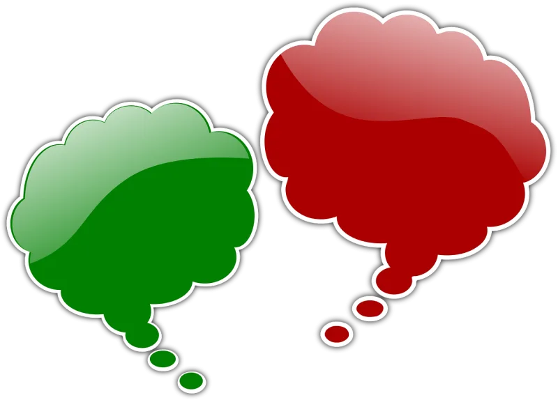 Thinking Comments Bubbles Stickdatei – Kinder