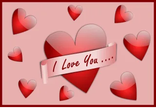 Hearts Love Card Stickdatei