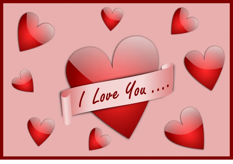 Hearts Love Card Stickdatei – Herzen & Liebe