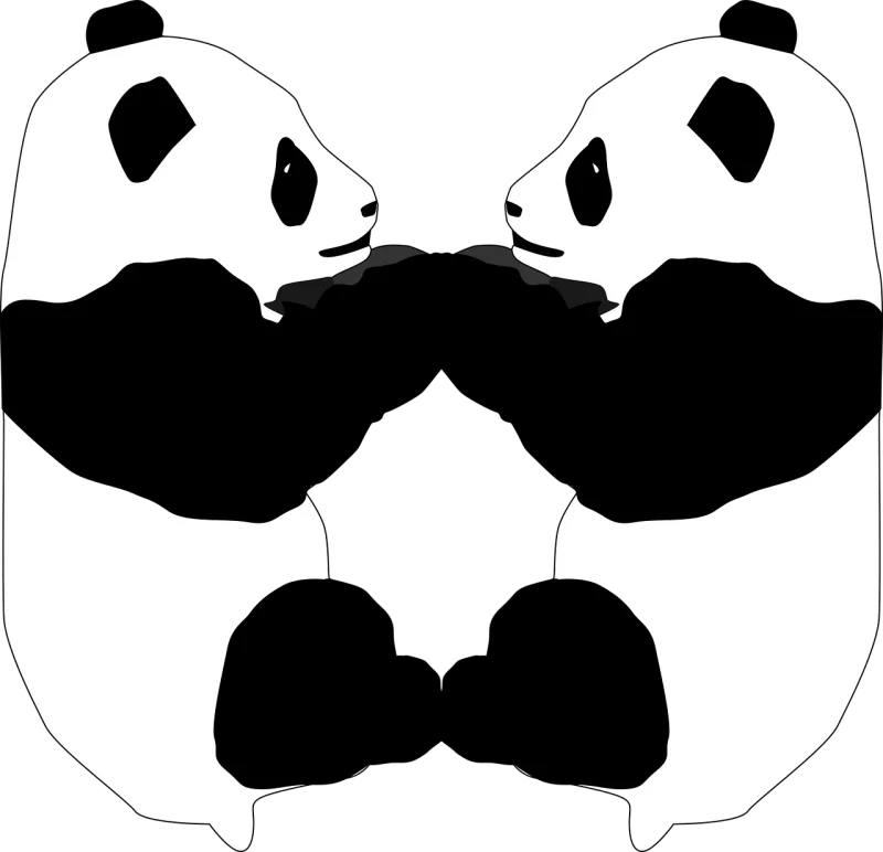 Panda Bears Baby Stickdatei – Tiere