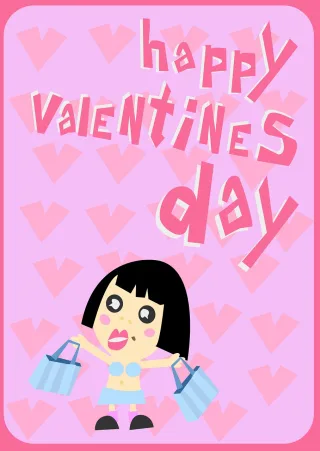 Gift certificate Valentine's day Love Stickdatei