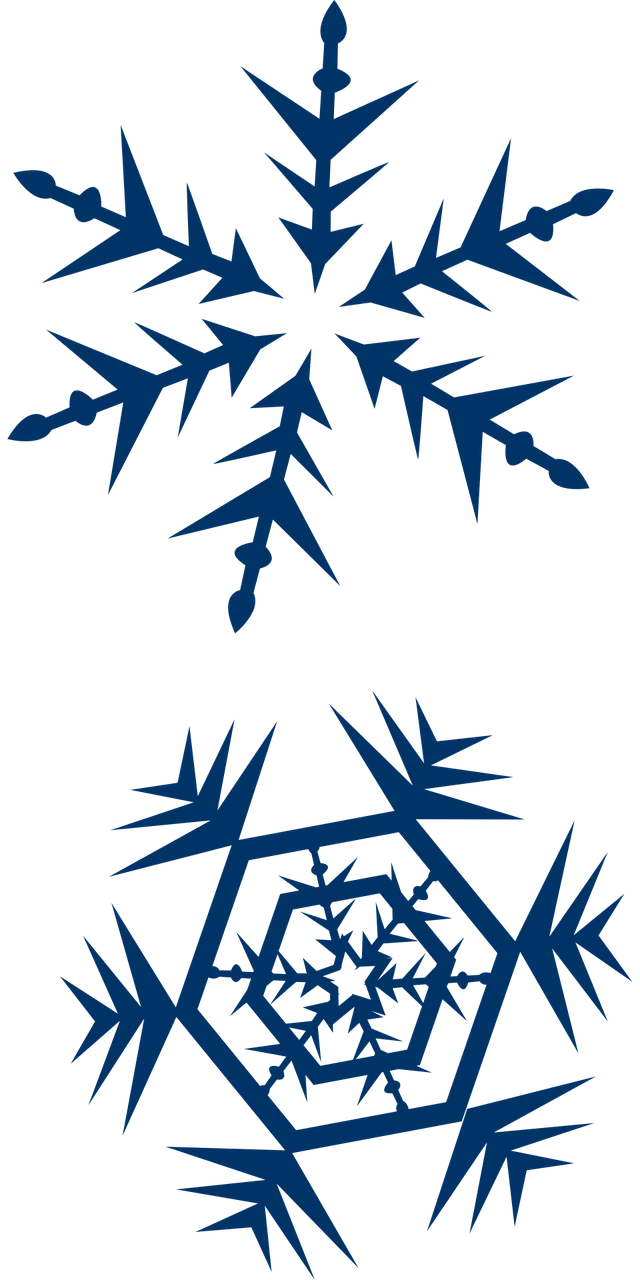 Crystals Snowflakes Symmetry Stickdatei – Weihnachten