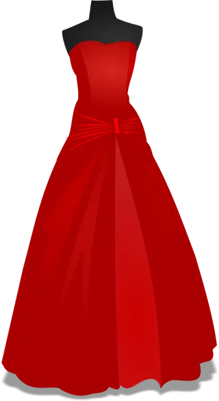 Gown Red Robe Stickdatei