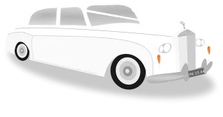 Limousine Car Wedding Stickdatei