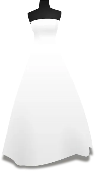 Wedding dress Grown Robe Stickdatei