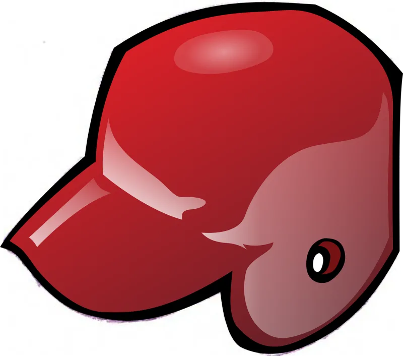 Baseball helmet Baseball Gear Stickdatei – Sport