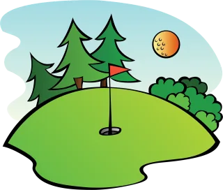 Golfing Golf club Golf Stickdatei