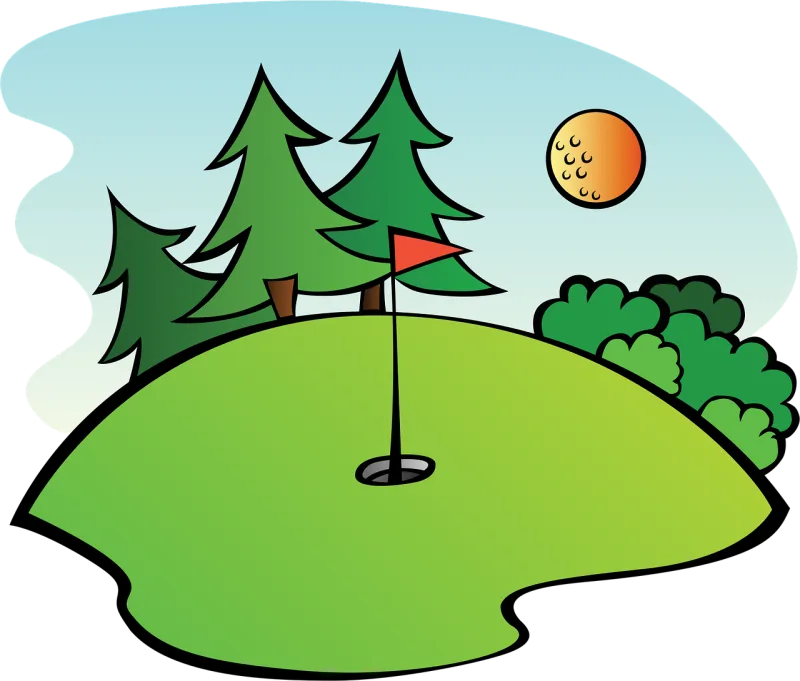 Golfing Golf club Golf Stickdatei – Sport