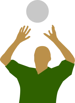Volleyball Handball Ball Stickdatei