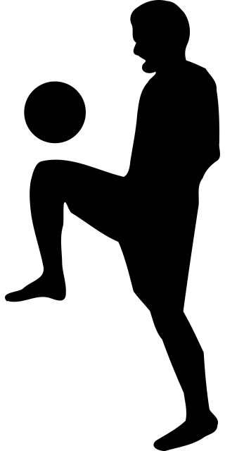 Soccer Football Dribble Stickdatei