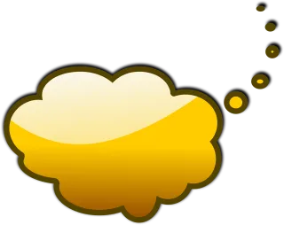 Thinking Bubble Idea Stickdatei