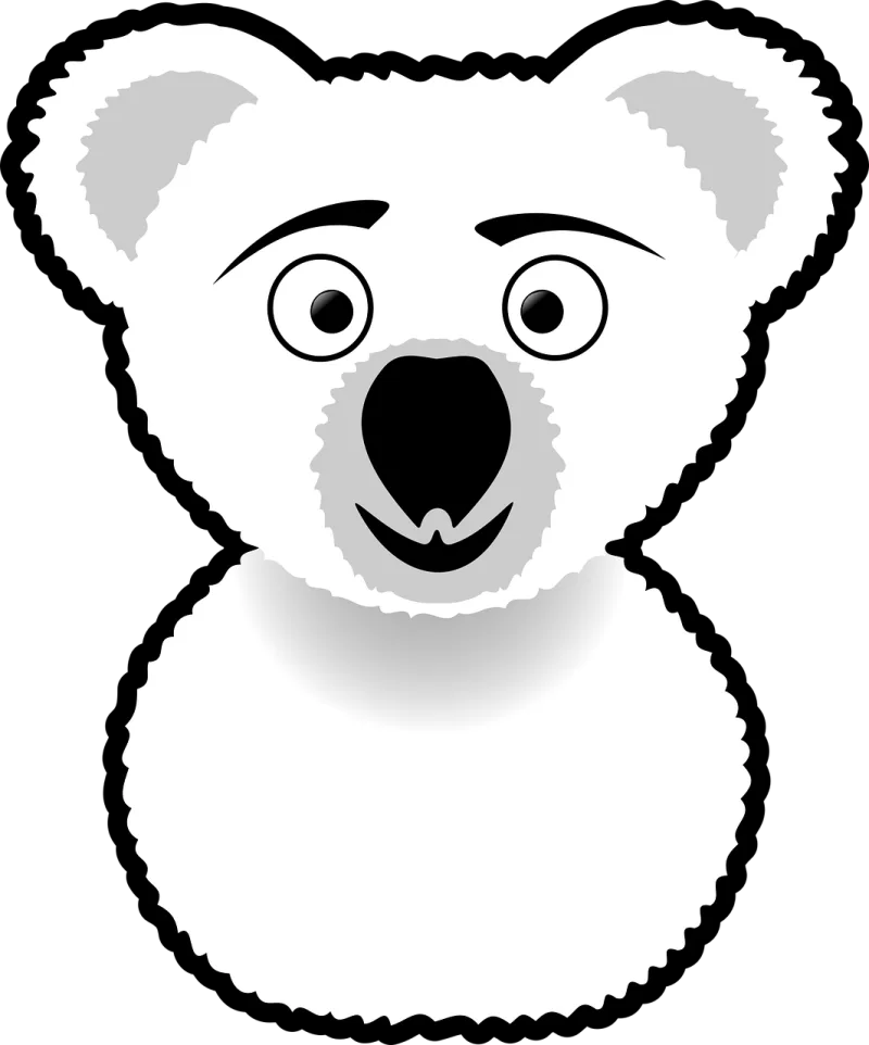 Koala Snout Bear Stickdatei – Tiere