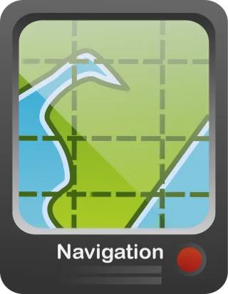 Route guidance system Navigation Satnav Stickdatei