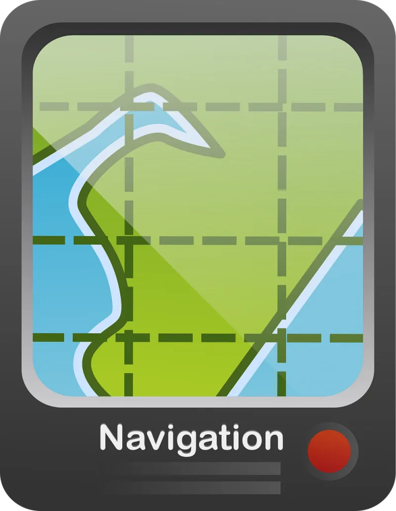 Route guidance system Navigation Satnav Stickdatei – Natur