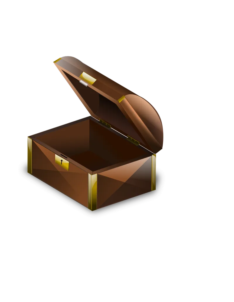 Chest Brown Wooden Stickdatei – Kinder
