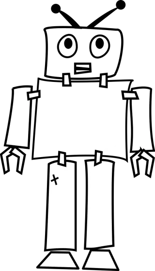 Android Robot Artificial intelligence Stickdatei – Kinder