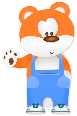 Bear Animal Cute Stickdatei