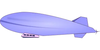 Zeppelin Airship Dirigible Stickdatei