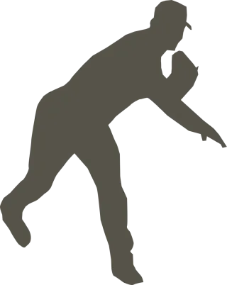 Pitcher Baseball Throwing Stickdatei