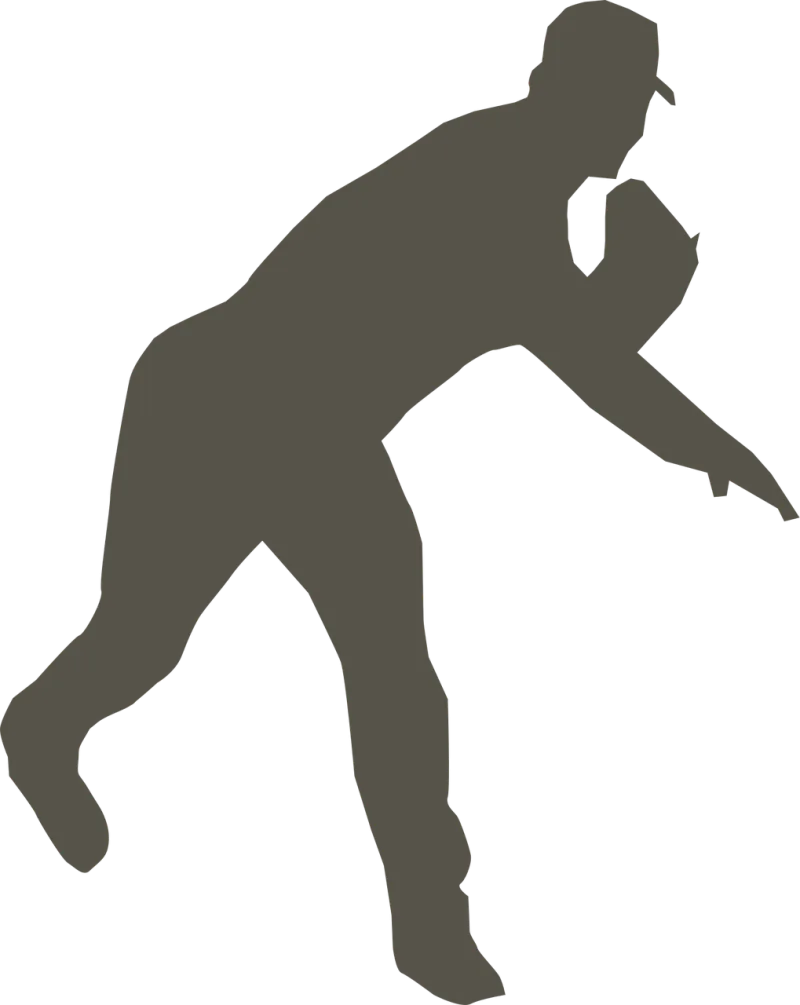 Pitcher Baseball Throwing Stickdatei – Sport
