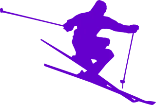 Skiing Ski Downhill Stickdatei